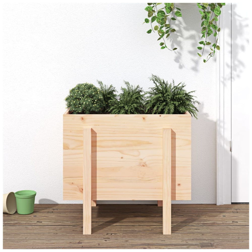 vidaXL Garden Planter 62x50x57 cm Solid Wood Pine S0671357935