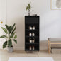 vidaXL Shoe Cabinet Black 40x36x105 cm Engineered Wood S0671362200