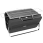 Outsunny Portable BBQ Grill with Suitcase Design for Camping Picnic Party, Black S0671433368