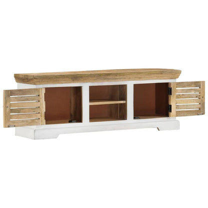 TV Cabinet 110x30x40 cm Solid Wood Mango S0671170670