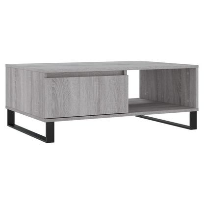 vidaXL Coffee Table Grey Sonoma 90x60x35 cm Engineered Wood S0671256775