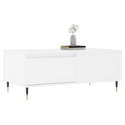 vidaXL Coffee Table White 90x50x36.5 cm Engineered Wood S0671256831