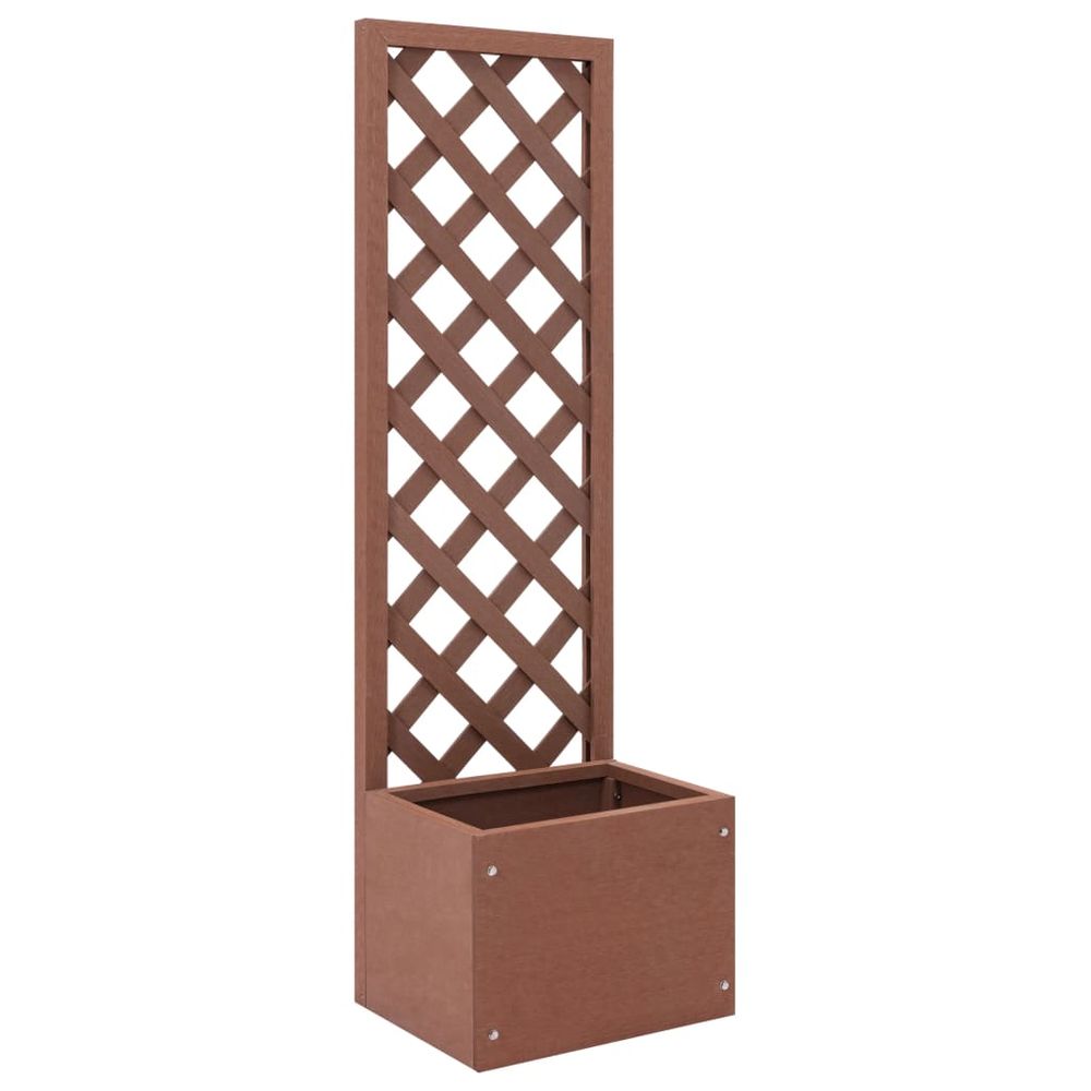 vidaXL Trellis Planter 40x30x135 cm WPC V0671188512