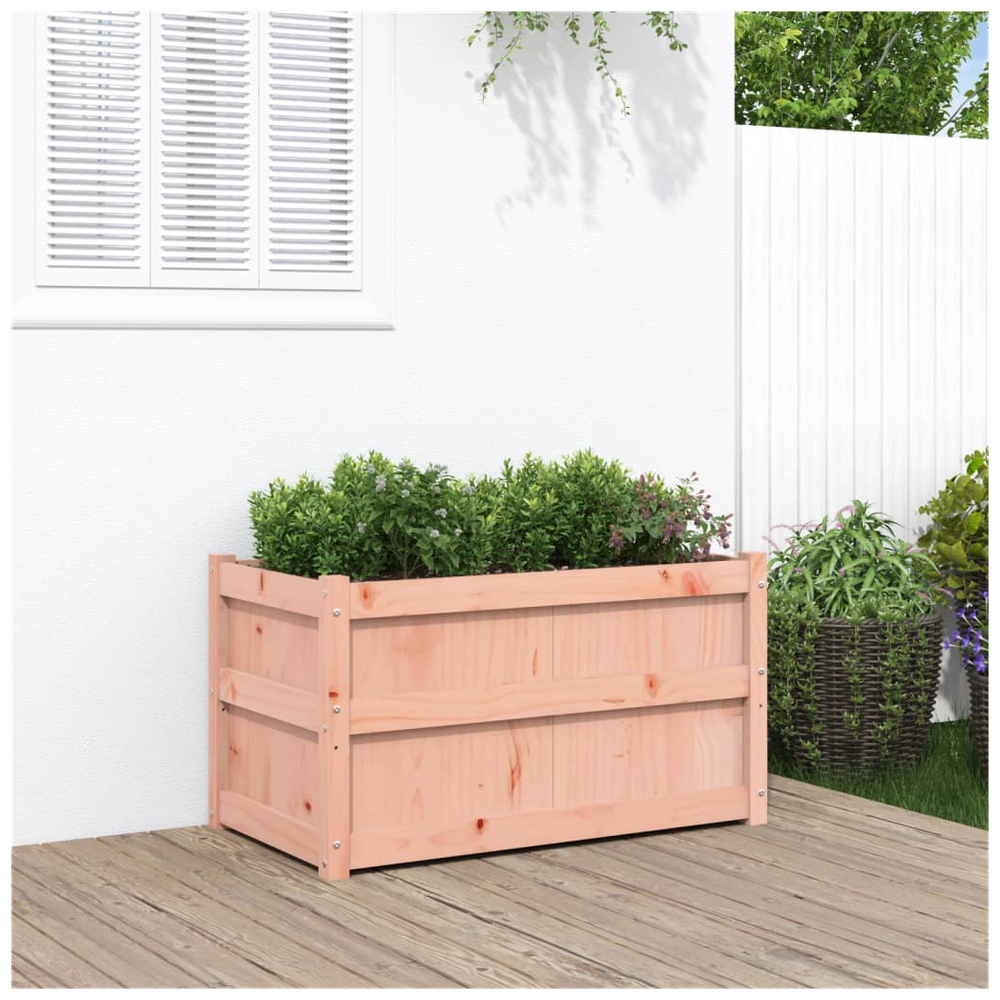 vidaXL Garden Planter 90x50x50 cm Solid Wood Douglas S0671384801