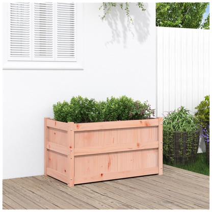 vidaXL Garden Planter 90x50x50 cm Solid Wood Douglas S0671384801