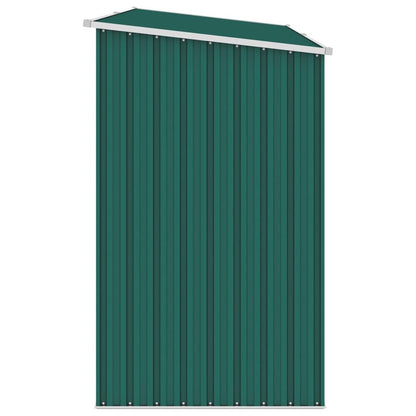 Garden Firewood Shed Green, Brown, Grey & Anthracite 245x98x159 cm Galvanised Steel S069811291