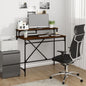 vidaXL Desk Sonoma Oak 80x50x90 cm Engineered Wood and Iron V0671198079