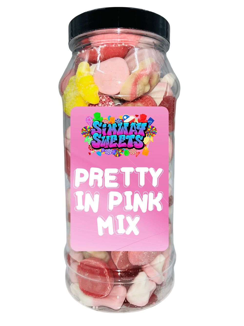 Pretty In Pink Mix Sweet Jar