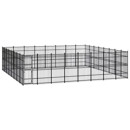 Outdoor Dog Kennel Steel 8.29 m� V067940957