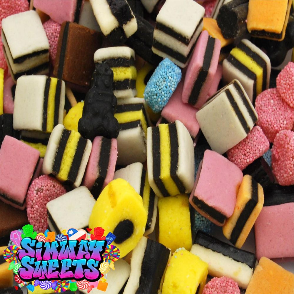 Liquorice Allsorts Retro Sweets Gift Jar