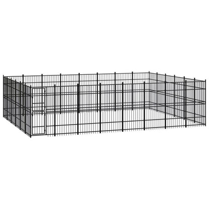 Outdoor Dog Kennel Steel 8.29 m� V067940952