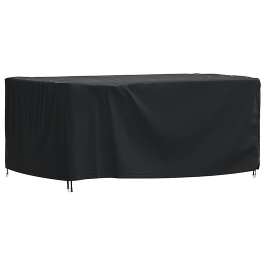 vidaXL Garden Furniture Cover Black 172x113x73 cm Waterproof 420D S0671350253