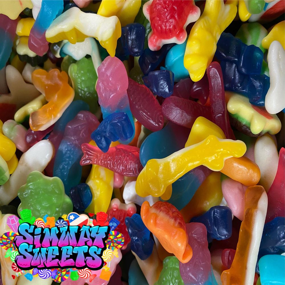 Simway Sweets Ocean Themed Pick N Mix Party Favours Bulk Buy