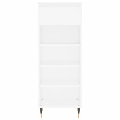 vidaXL Shoe Cabinet White 40x36x105 cm Engineered Wood S0671362053