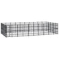 Outdoor Dog Kennel Steel 8.29 m� V067940966