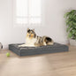 Dog Bed 91.5x64x9 cm Solid Wood Pine V0671052313