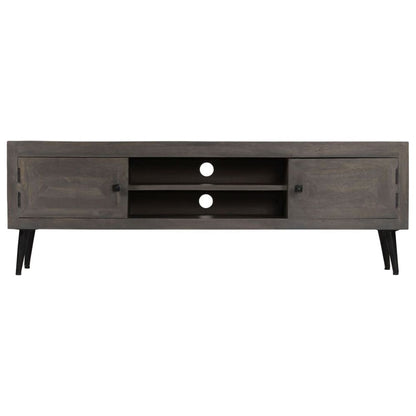 TV Cabinet Solid Mango Wood 140x30x45 cm S069791611