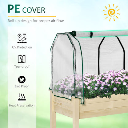 Raised Garden Bed Greenhouse Cover Planter Box S067941683