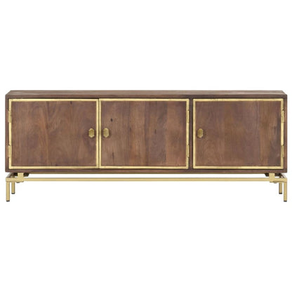 TV Cabinet 120x30x46 cm Solid Mango Wood S035875973