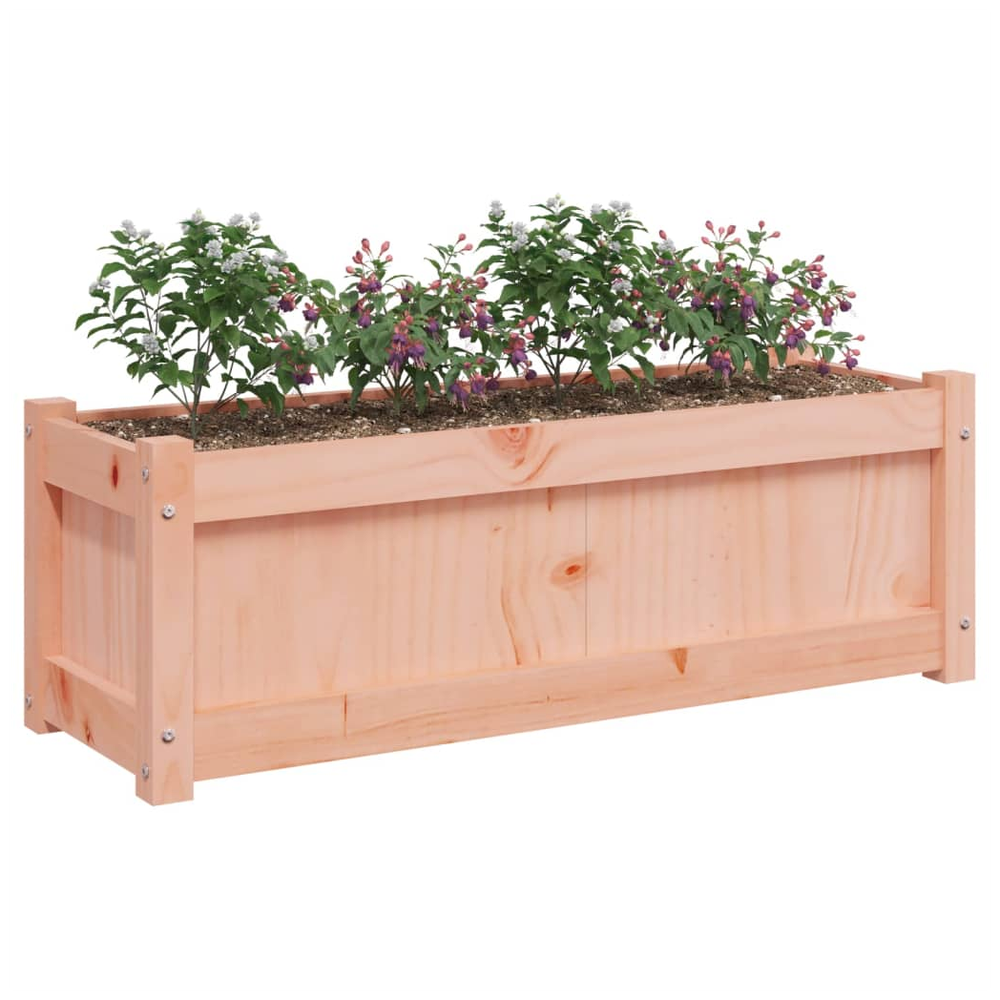 vidaXL Garden Planter 90x31x31 cm Solid Wood Douglas S0671384853