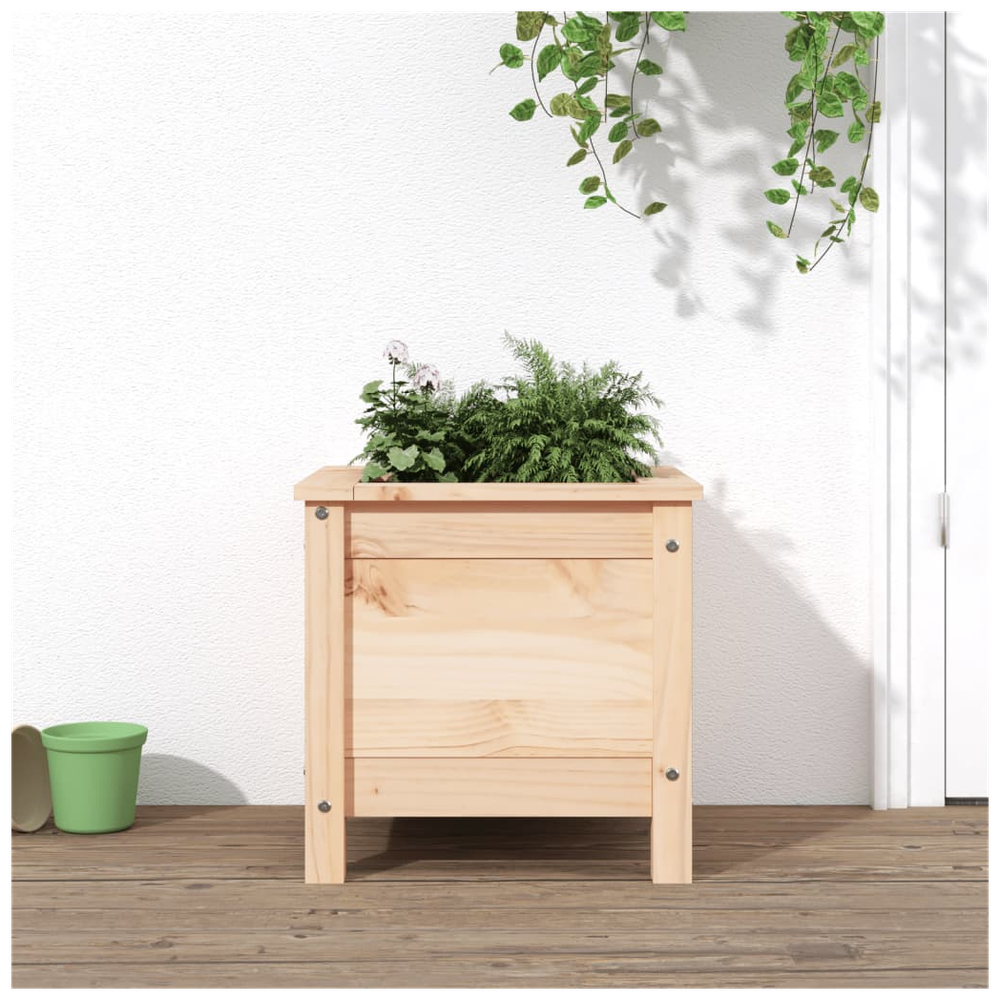 vidaXL Garden Planter 40x40x39 cm Solid Wood Pine S0671357845