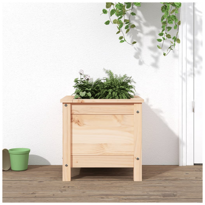 vidaXL Garden Planter 40x40x39 cm Solid Wood Pine S0671357845