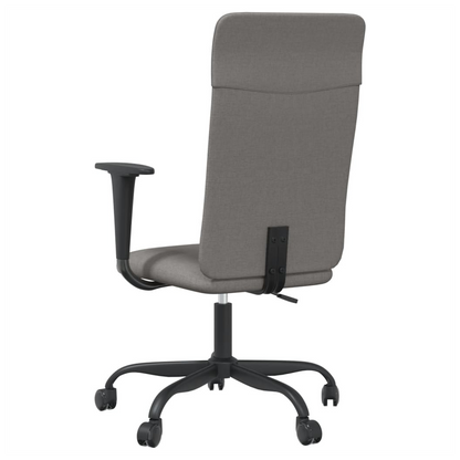 vidaXL Office Chair Dark Grey Fabric S0671359013