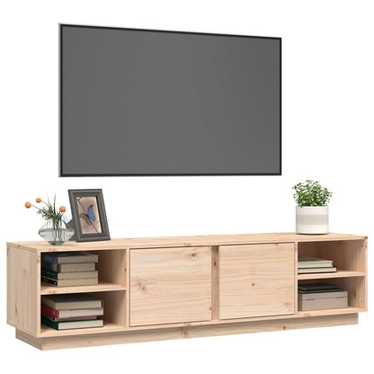 vidaXL TV Cabinet 156x40x40 cm Solid Wood Pine V0671393305