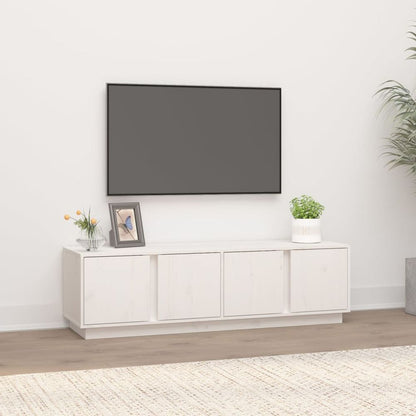 vidaXL TV Cabinet 140x40x40 cm Solid Wood Pine V0671393309