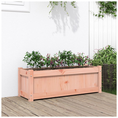 vidaXL Garden Planter 90x31x31 cm Solid Wood Douglas S0671384853