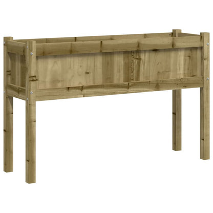 vidaXL Garden Planter with Legs 110x31x70 cm Impregnated Wood Pine S0671387892