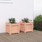 vidaXL Garden Planters 2 pcs Solid Wood Douglas S0671387997