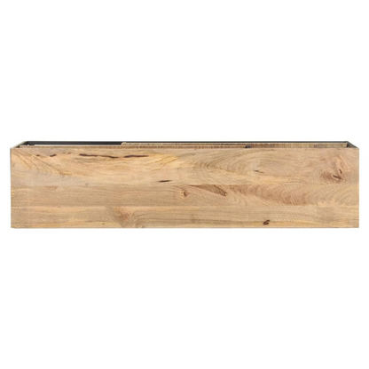 vidaXL TV Cabinet 130x30x45 cm Rough Mango Wood V0671188413