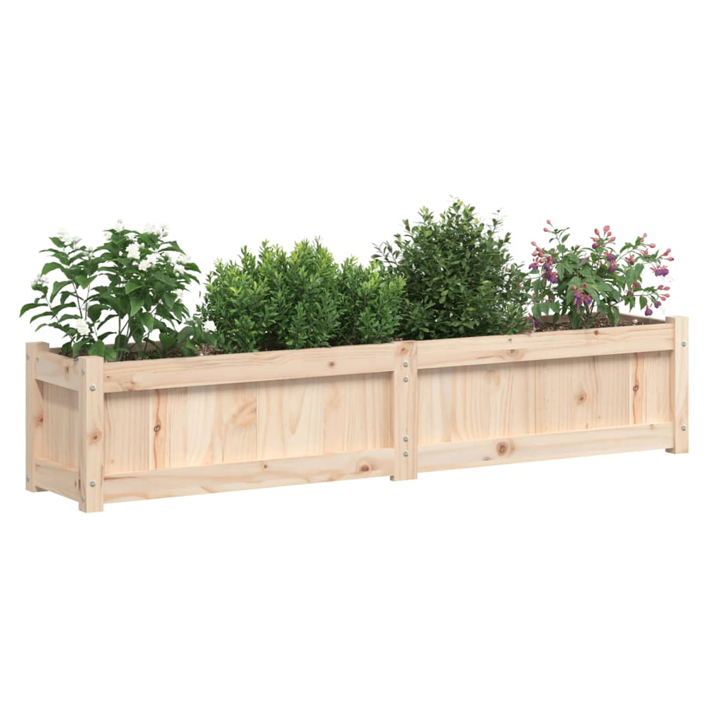 vidaXL Garden Planters 2 pcs Solid Wood Pine S0671381151