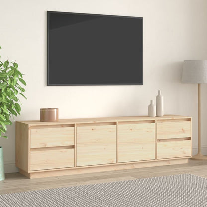 vidaXL TV Cabinet 176x37x47.5 cm Solid Wood Pine V0671393277