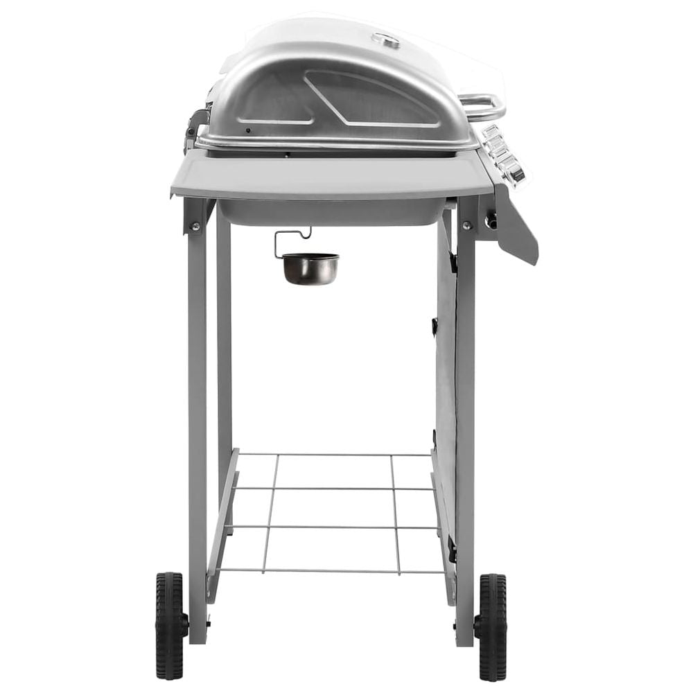 Gas BBQ Grill with 4 Burners Silver S069812000