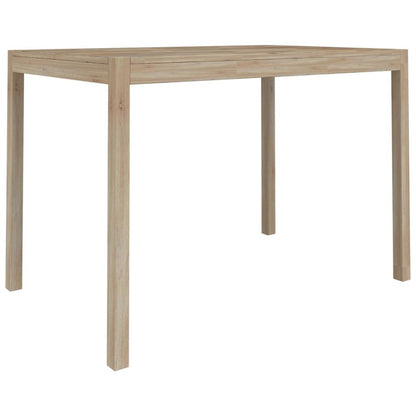 Dining Table 110x70x75 cm Solid Wood Acacia S0671093159