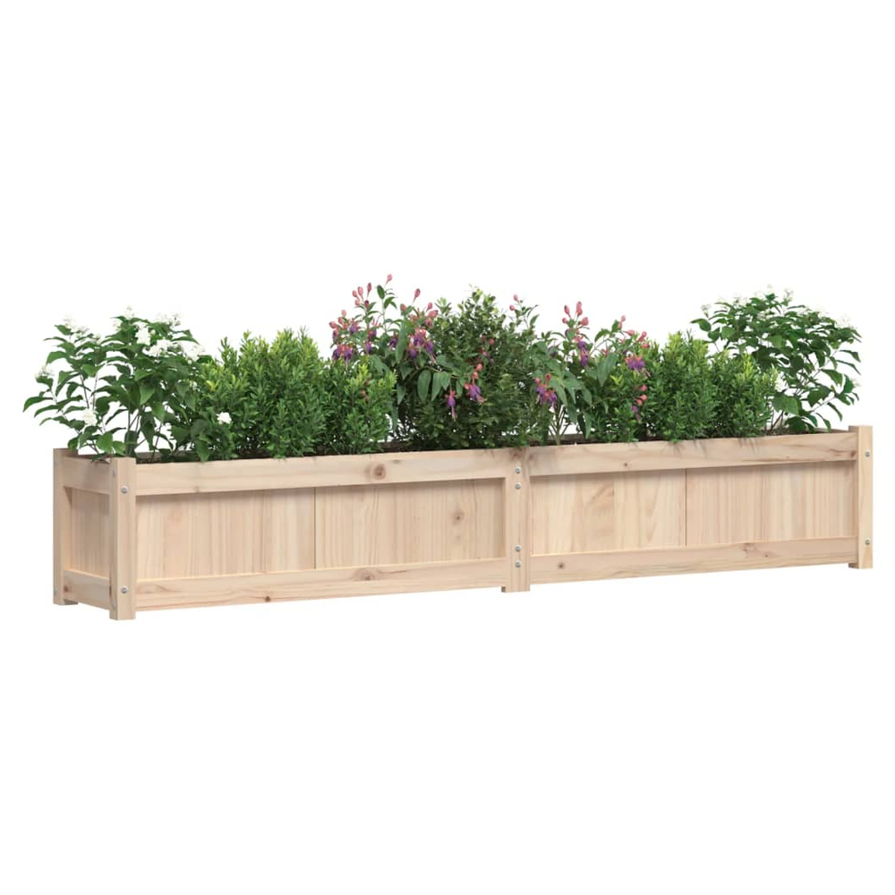 vidaXL Garden Planters 2 pcs Solid Wood Pine S0671381227