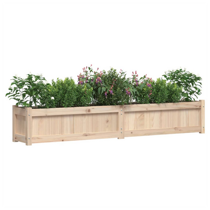 vidaXL Garden Planters 2 pcs Solid Wood Pine S0671381227