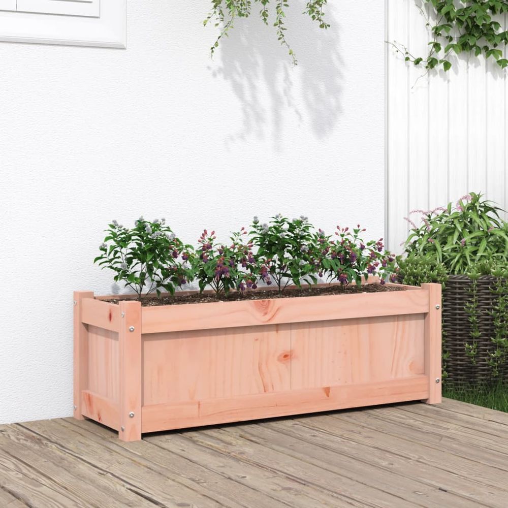 vidaXL Garden Planter 90x31x31 cm Solid Wood Douglas S0671384853