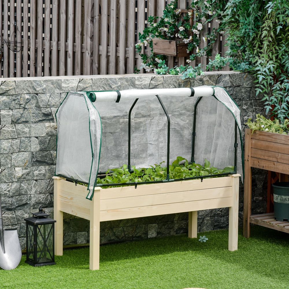 Raised Garden Bed Greenhouse Cover Planter Box S067941683