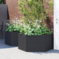 vidaXL Garden Planters 2 pcs Anthracite PP S0671261581