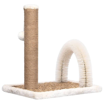 vidaXL Cat Tree with Arch Grooming Brush and Scratch Post S069789626