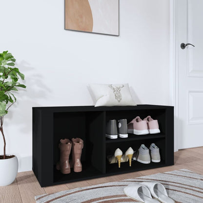 Shoe Cabinet White 100x35x45 cm Engineered Wood S0671092391