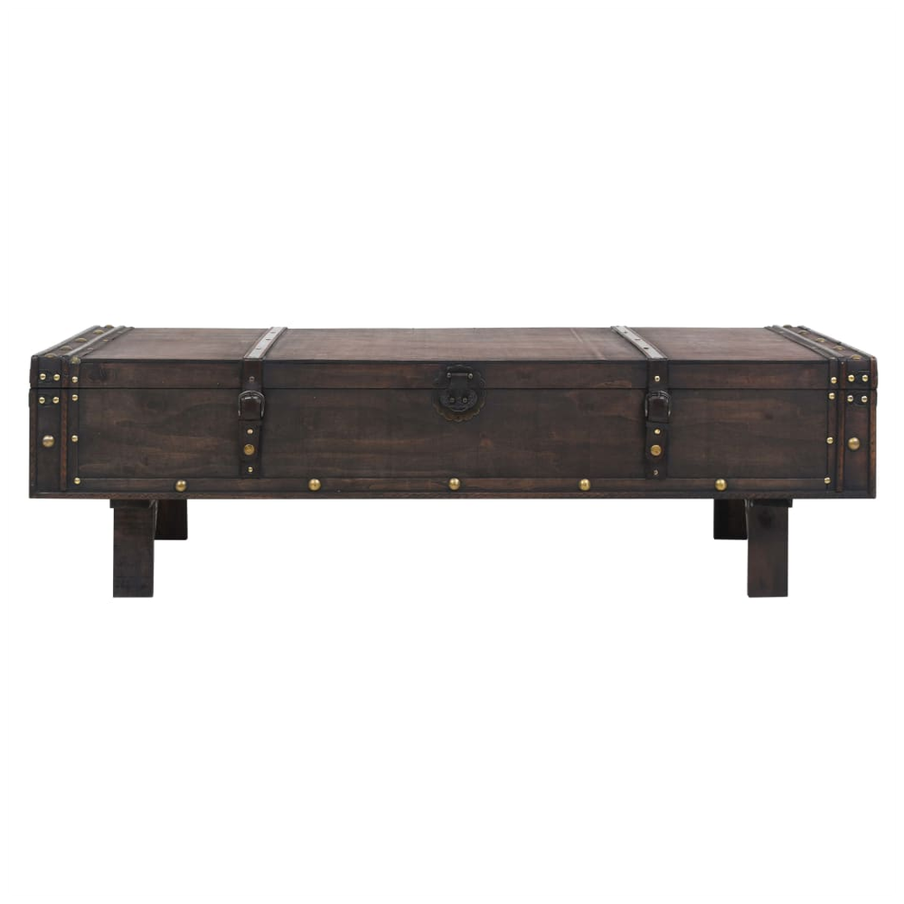 vidaXL Coffee Table Solid Wood Vintage Style 120x55x35 cm S0671167647