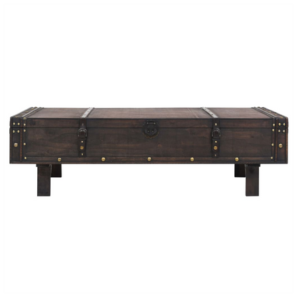 vidaXL Coffee Table Solid Wood Vintage Style 120x55x35 cm S0671167647