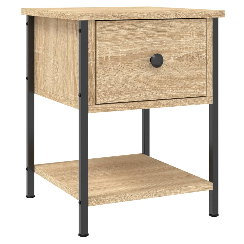 vidaXL Bedside Tables 2 pcs Sonoma Oak 34x35.5x45 cm Engineered Wood S0671258812