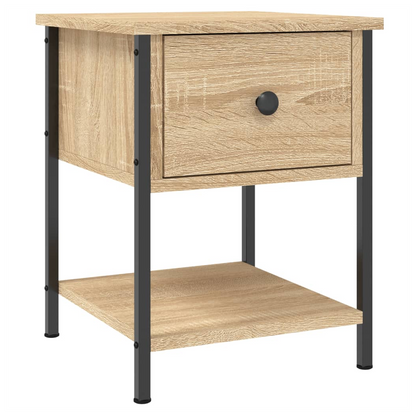 vidaXL Bedside Tables 2 pcs Sonoma Oak 34x35.5x45 cm Engineered Wood S0671258812