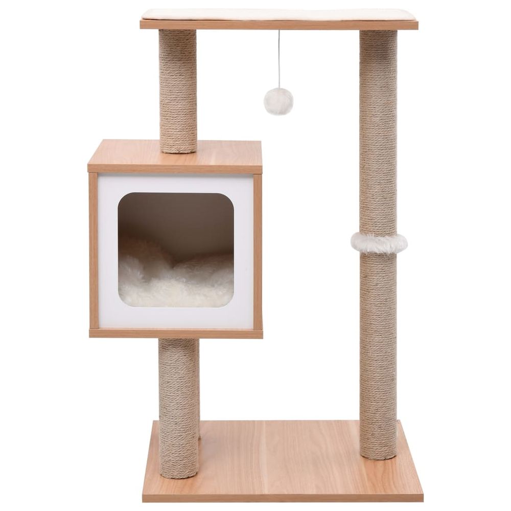 vidaXL Cat Tree with Sisal Scratching Mat 82 cm S069789603