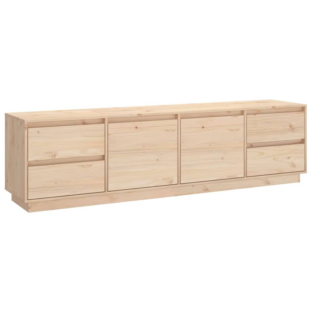 vidaXL TV Cabinet 176x37x47.5 cm Solid Wood Pine V0671393277